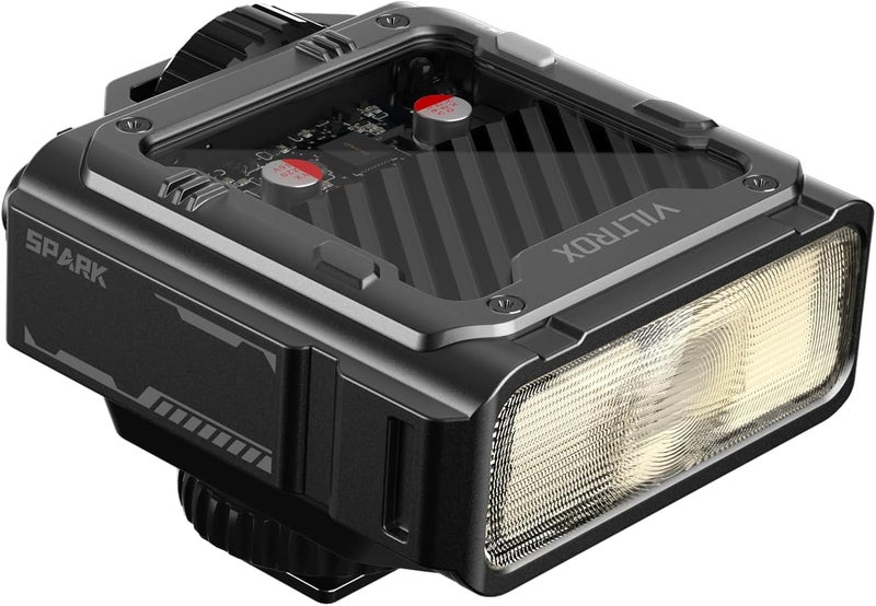 VILTROX فلاش TTL لسوني، فلاش على الكاميرا بسعة 1800mAh لسوني، فلاش مصغر 26W/s 6500K، فلاش صغير GN16، 650 فلاش كامل الطاقة، 1s إعادة شحن، مع صندوق ناعم (Spark Z3-S، رمادي) - Image 1